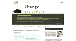 Desktop Screenshot of changeexploratory.com